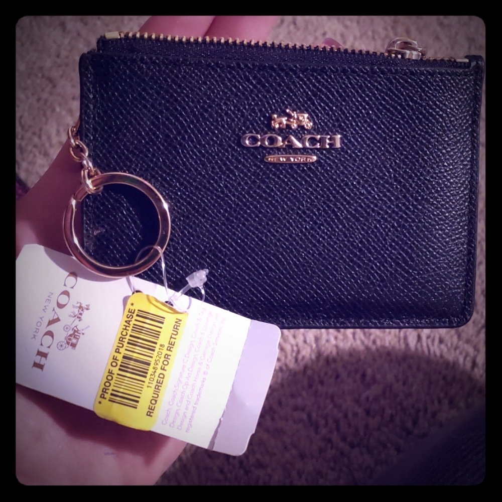 Coach black wallet